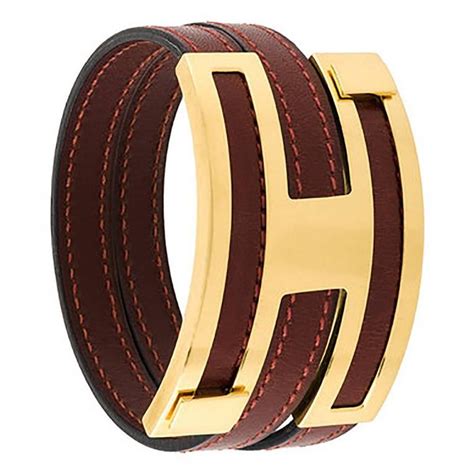 hermes men's braided leather bracelet refurbishing|hermes extra wide h bracelet.